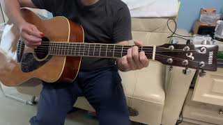 Yamaha FG720S solid top acoustic guitar sound demo [upl. by Borman]