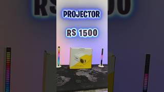 Cheapest Projector at Just ₹1500 📽️  Best Budget Mini Projector🔥shorts projector tech gadgets [upl. by Anoi]