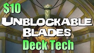 Mtg Budget Deck Tech 10 Unblockable Blades in GRN Standard [upl. by Frierson707]