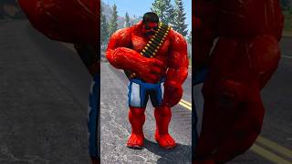 GTA 5 RED HULK SAVE VENOM FROM SPIDER MAN 8N shorts shorts youtubeshorts shortsfeed ytshorts [upl. by Ellehc]