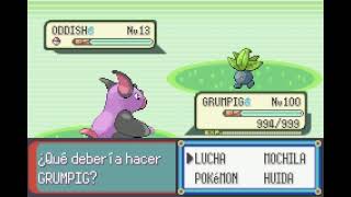 POKEMON EMERALD  GRUMPIG  BARRERA  BARRIER [upl. by Pazit223]