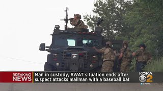 SWAT deployed after mailman attacked with baseball bat [upl. by Adnohr]