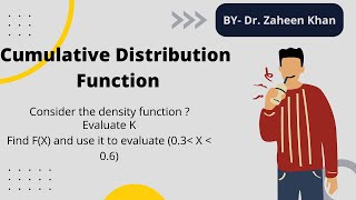 Cumulative Distribution Function  Consider the density function fx  √x [upl. by Sanger788]