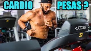 SECRETOS para bajar de peso  Cardio o Pesas que hacer primero [upl. by Sregor]