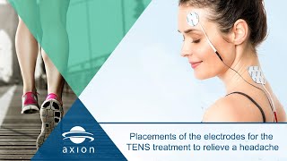 Headache  Pad Placement For Electrical Stimulation TENS  axion [upl. by Fitalludba]