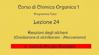 Ossidazione di alchilborani Meccanismo  Lezione 24  Tutor [upl. by Sac69]