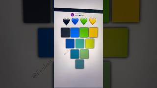 🖤💙💚💛 Color Palette colors coloring art painting digitalart procreate shortsvideo [upl. by Boot]