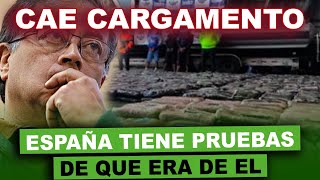 LA DROG4 DE PETRO DESCUBREN CARGAMENTO CON SU CARA EN ESPAÑA [upl. by Alexio373]