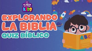 CUÁNTO SABES DE LA BIBLIA  Enseñanzas Bíblicas para Niños 😃 [upl. by Tamiko760]