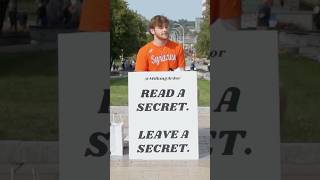 Strangers read strangers’ secrets [upl. by Jump]