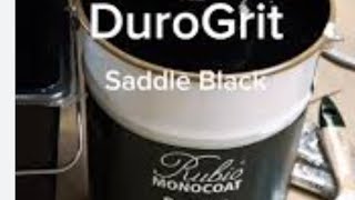 How to apply Rubio Monocoat Duro Grit Saddle Black rubiomonocoat exteriorstain [upl. by Ballman]