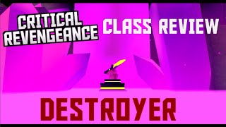 Class Reviews  DESTROYER  Critical Revengeance [upl. by Ardnaeel]