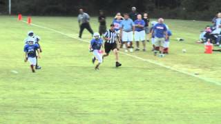 9 Year Old Quarterback  Big Hit [upl. by Vedette]