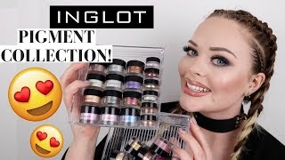 INGLOT AMC Pure Pigment Eyeshadow amp Body Sparkles  My Collection [upl. by Stallworth]