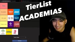 TierList mejor ACADEMIA para unmsm examendeadmision [upl. by Kilah]