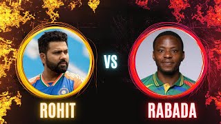 Rohit Sharma vs Kagiso Rabada all 14 Wickets Compilation in Cricket [upl. by Enyrb]