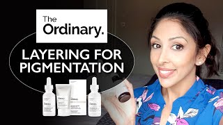 The Ordinary Layering for Hyperpigmentation DOCTOR V Skin of colour [upl. by Laurence576]