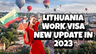 LITHUANIA WORK PERMIT VISA 2023  HOW TO GET A LITHUANIA WORK PERMIT VISA STEP BY STEP GUIDE [upl. by Hewet314]