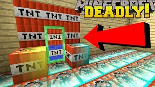 Minecraft DEADLIEST ROOM IN MINECRAFT CHALLENGE EPS9 49 [upl. by Ellehcar]