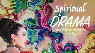 Nithyananda Ordered Me to Attack Teal Swan Abstract Watercolor Painting amp SPIRITUAL DRAMA Storytime [upl. by Oiredised]