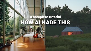 Midjourney for Architects The Ultimate Workflow for Design and Photorealistic Renders [upl. by Zetrauq]