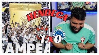 REACT CORINTHIANS 1X0 CRUZEIRO TIMÃO É HENDECA CAMPEÃO DA COPINHA [upl. by Adiene336]