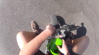 50cc pocket rocket top speed test [upl. by Mavilia163]