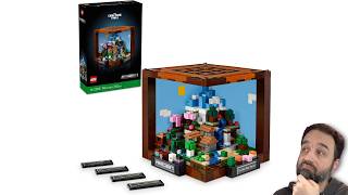 LEGO Minecraft The Crafting Table 21265 reveal amp thoughts 15th anniversary collector micro worlds [upl. by Peony788]