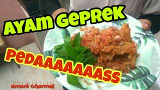 cara membuat ayam geprek pedas [upl. by Jammal]