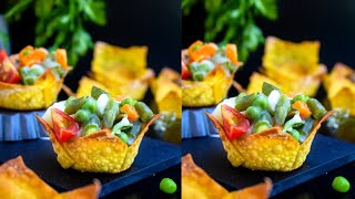 Forminhas  Indian Veg Canapes [upl. by Eednarb603]