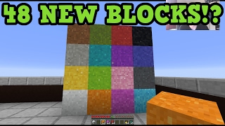 Minecraft 112  48 NEW BLOCKS in 1 UPDATE PE 11 [upl. by Nnahteb181]