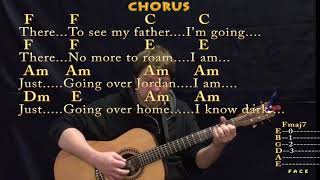 Wayfaring Stranger Traditional Guitar Cover Lesson in Am with ChordsLyrics  Country Feel [upl. by Ritch441]