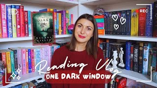 READING VLOG  One Dark Window✨no spoilers✨ [upl. by Alleuqahs]