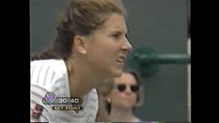 1998 Wimbledon QF  Monica Seles vs Natasha Zvereva [upl. by Elicia206]