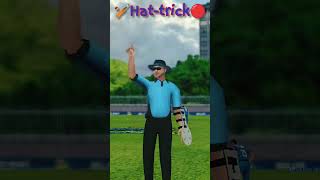 Bowler ka sandar Hattrick  WCC3 Cricket Games  india cricket gaming shorts viralvideo ipl [upl. by Laamak]