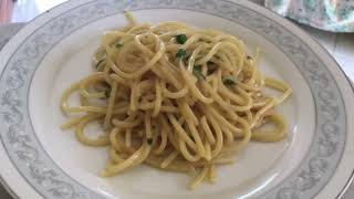 Spaghettoni con colatura di alici [upl. by Beatrix849]