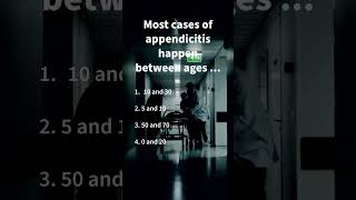 Appendicitis 🐛 medicalquiz medicalstudent appendicitis [upl. by Daniella643]