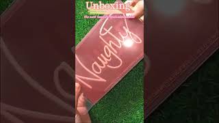 unboxing huda beauty eyeshadow palette unboxing hudabeauty eyeshadowpalette [upl. by Najtsirk744]