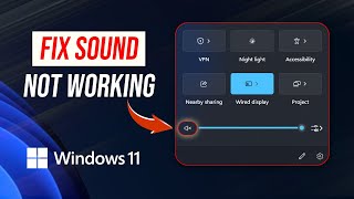 How to Fix Sound Not Working Problem on Windows 11  Windows No Sound Issue [upl. by Yeznil]