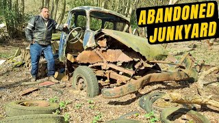 Exploring Abandoned Junkyard  Medlars Scrapyard Norwich UK [upl. by Lynd]