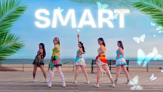 KPOP IN PUBLIC ONE TAKE  NYC LE SSERAFIM 르세라핌 “SMARTquot  dance cover by AURA [upl. by Dempsey66]