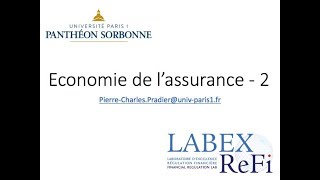 économie de lassurance  cours 2 [upl. by Estas805]