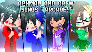 quot🎤quotAphmau and crew sings quotArcadequot💜Aphmau💜Gacha meme✨✨✨ [upl. by Afatsum]