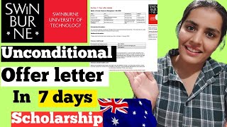 Swinburne Offer Letter  Offer Letter time  Anu Dahiya Vlogs anudahiyavlogs anudahiya australia [upl. by Ettegroeg]