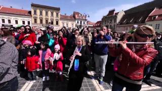 Flash Mob  Flashmob Brasov Radetzky March  Johann Strauss  Opera Brasov [upl. by Bena]