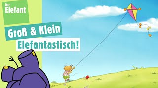 Lenny und Twiek lassen Drachen steigen amp Ratefilm Klappfiguren  Der Elefant  WDR [upl. by Nade]