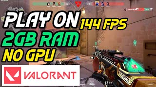 Play Valorant in Low End PC  Valorant Ultimate Lag Fix  FPS Boost 2023 [upl. by Sidell]