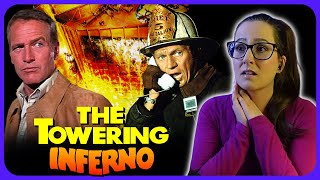 THE TOWERING INFERNO First Time Watching MOVIE REACTION [upl. by Litnahc]