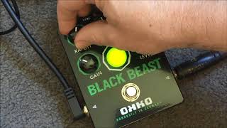 Okko Black Beast fuzz pedal with the mysterious KAPUTT function [upl. by Paulo587]