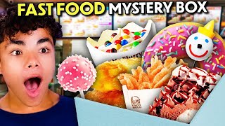 Iconic Fast Food Dessert Mystery Box Challenge [upl. by Anirehc713]